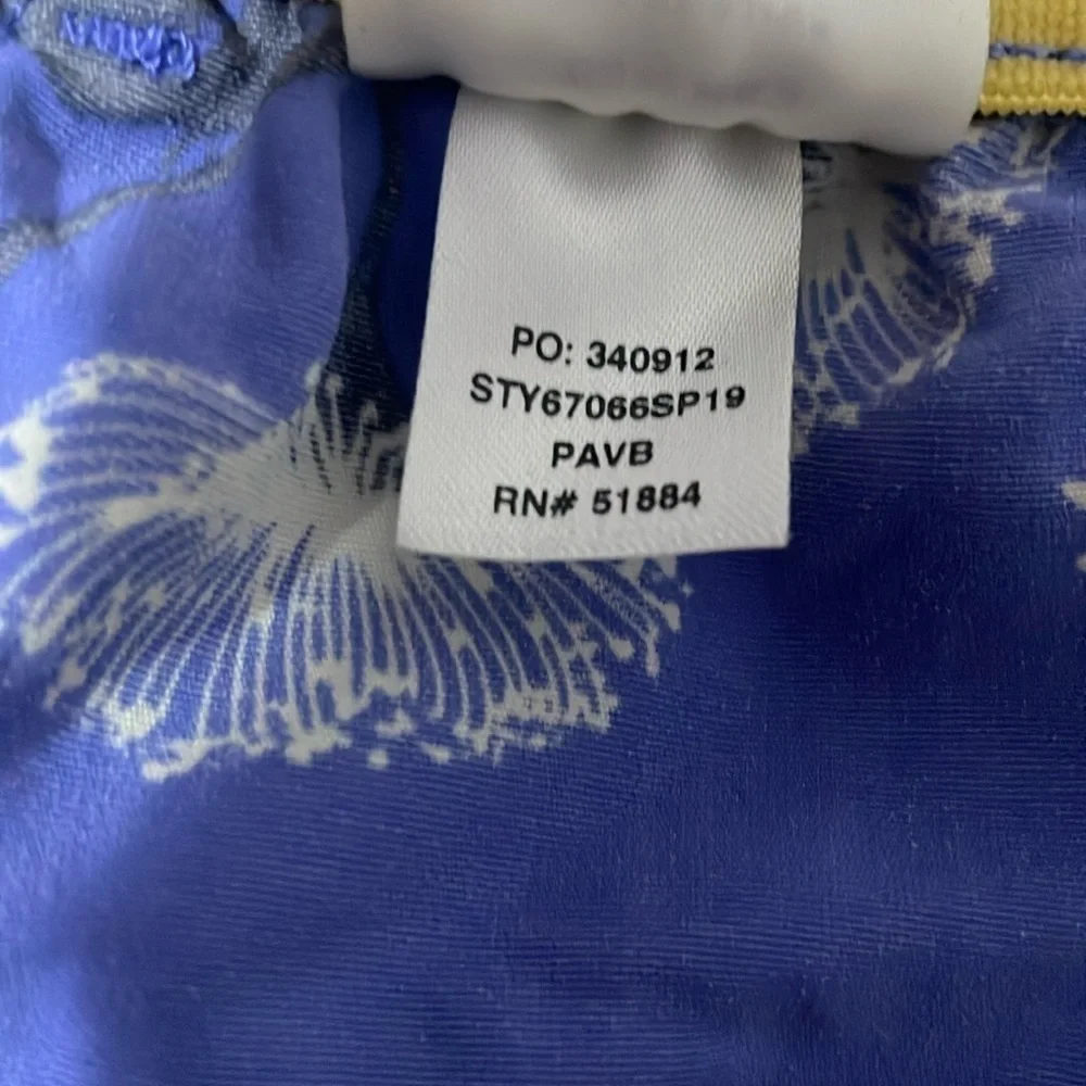 Patagonia Blue Parrot Print Shorts for kids